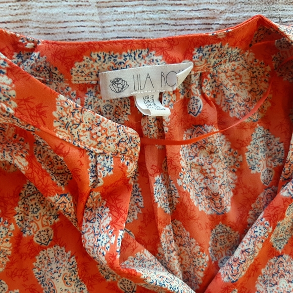 Lila Rose Peachy Pink Sleeveless Dress - Picture 5 of 14